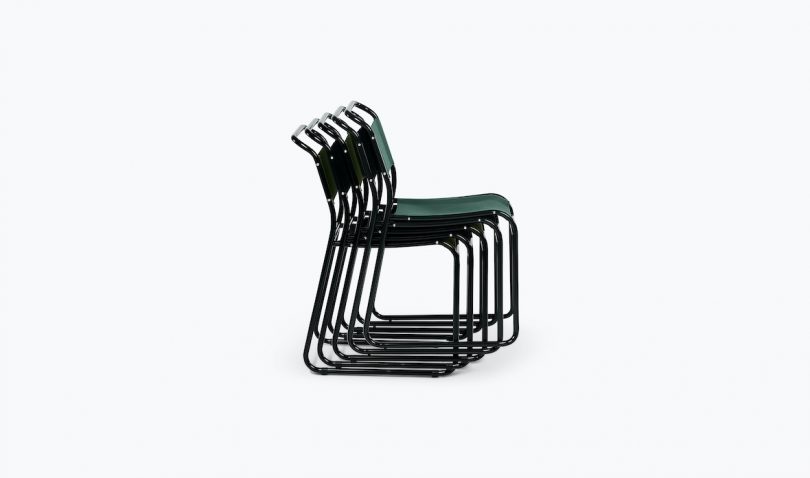 Stacked TYP P1 chair by Jasper Morrison