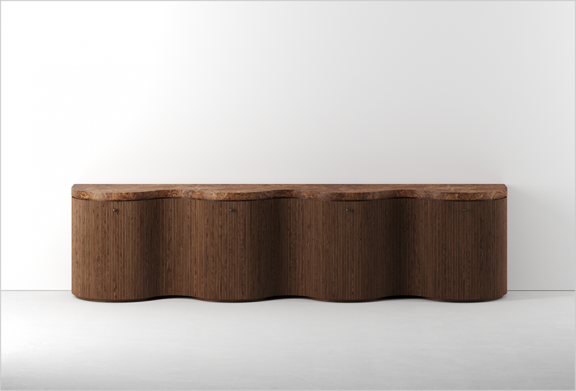 wood sideboard
