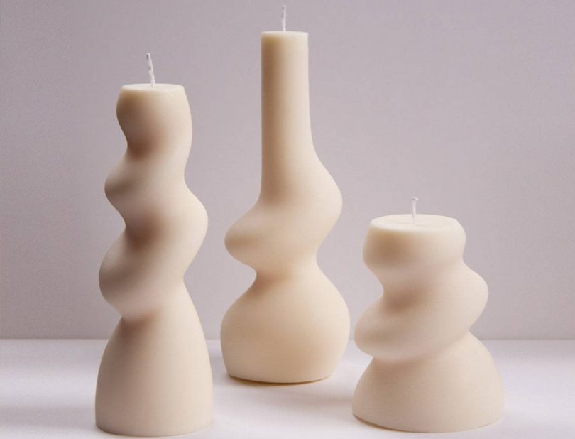 Gravity Sculptural Candles by Extra&ordinary Design 