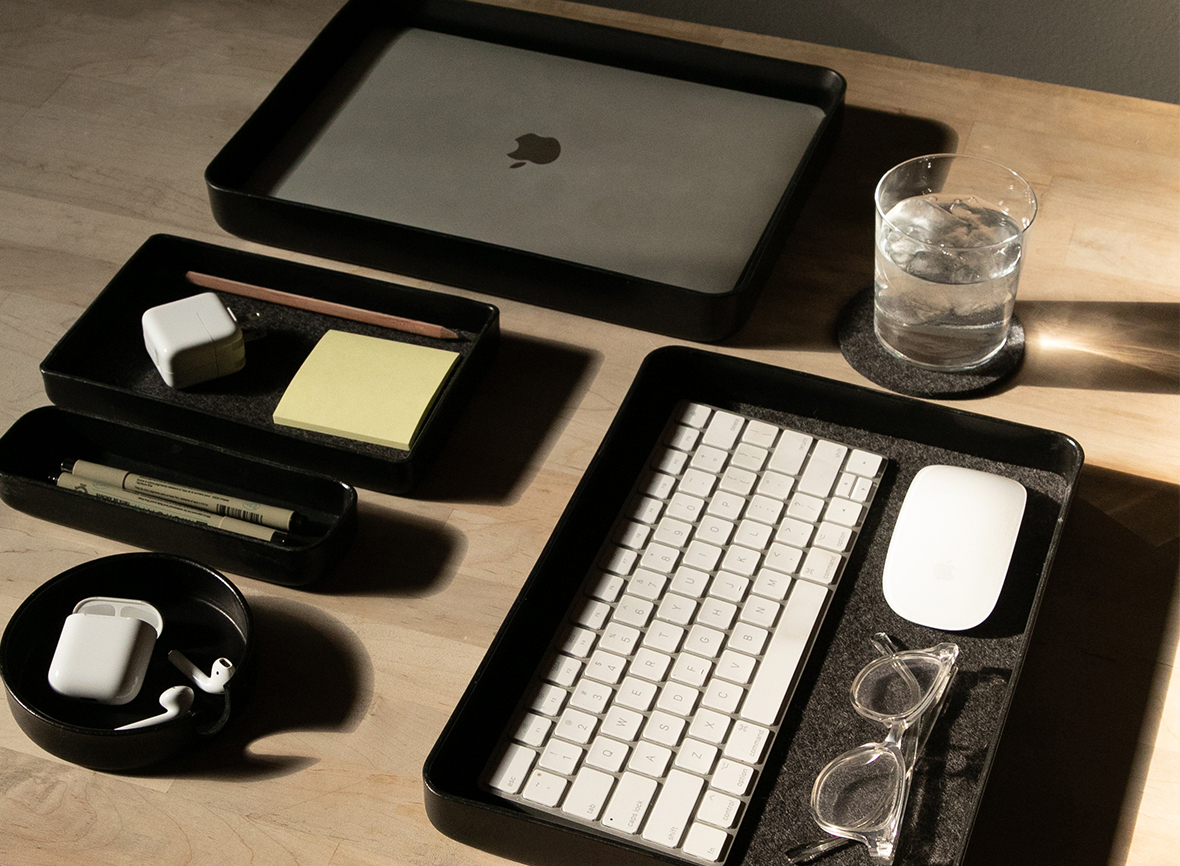 New Graf Lantz Desktop Trays Make Modern + Moveable Workspaces a Reality