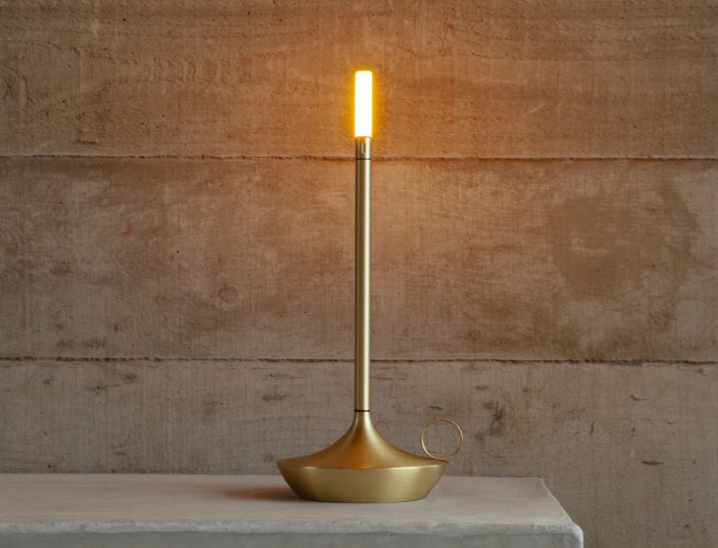 Wick Brass Portable LED Candlelight by graypants