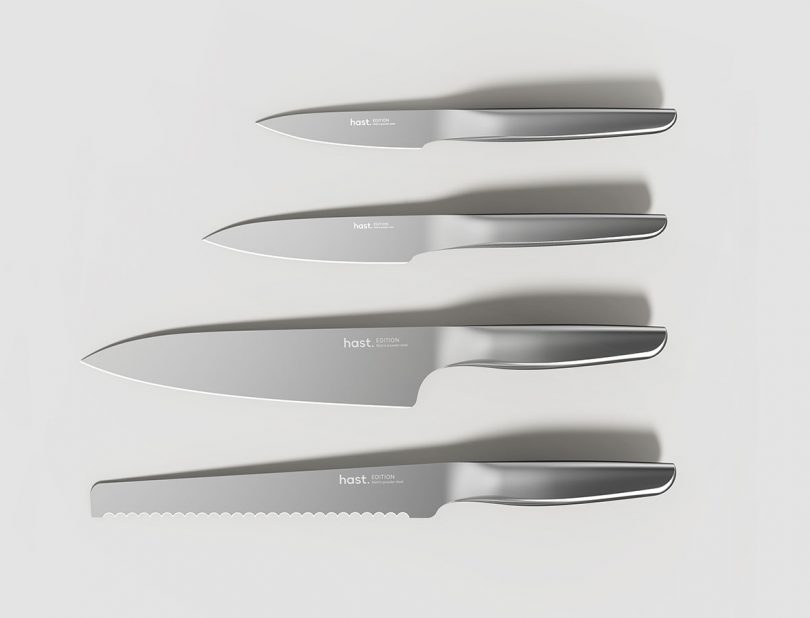 4 Piece Modern Knife Set by Hast Knives