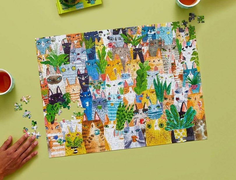 Cat Plant Exchange | 500 Piece Puzzle
