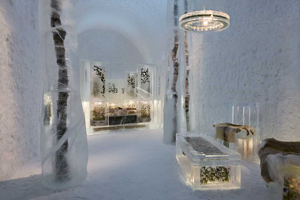 Bernadotte & Kylberg Carve a Cool New Suite Out of Ice at the Icehotel