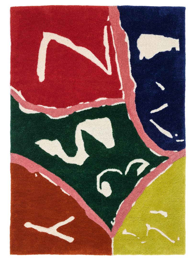 colorful abstract rug