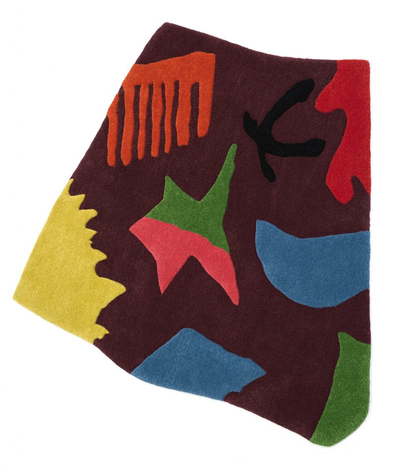 colorful abstract rug