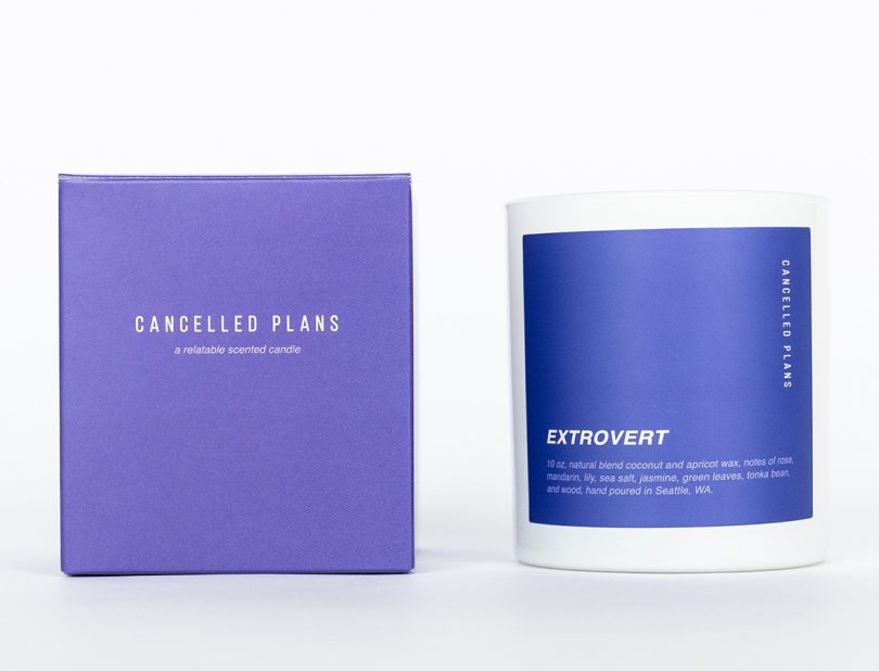 Extrovert Candle by Cancelled Plans 
