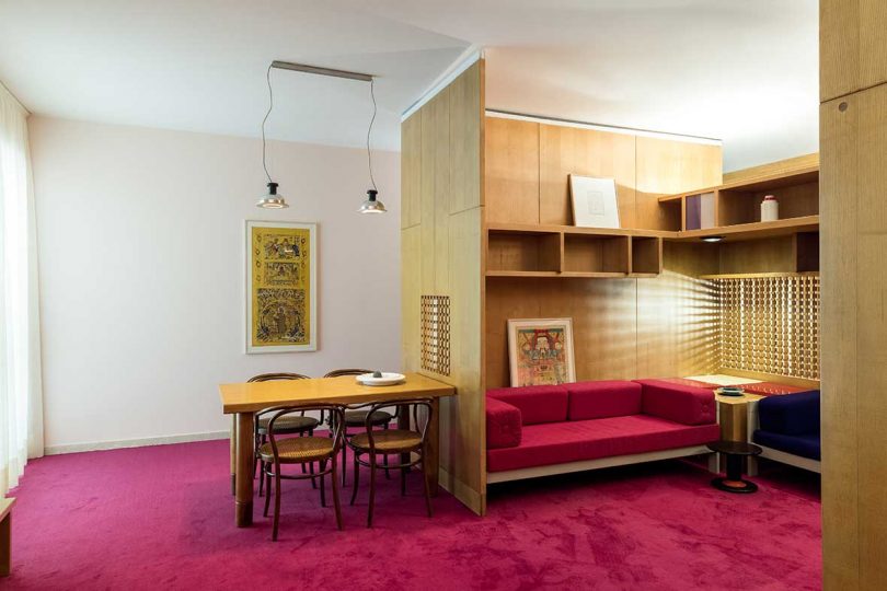 A 1960s Ettore Sottsass Apartment Reconstructed in Milan