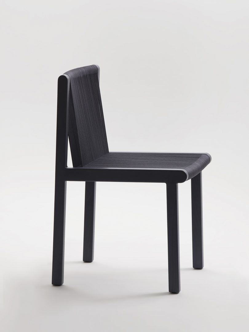 profile of black chair