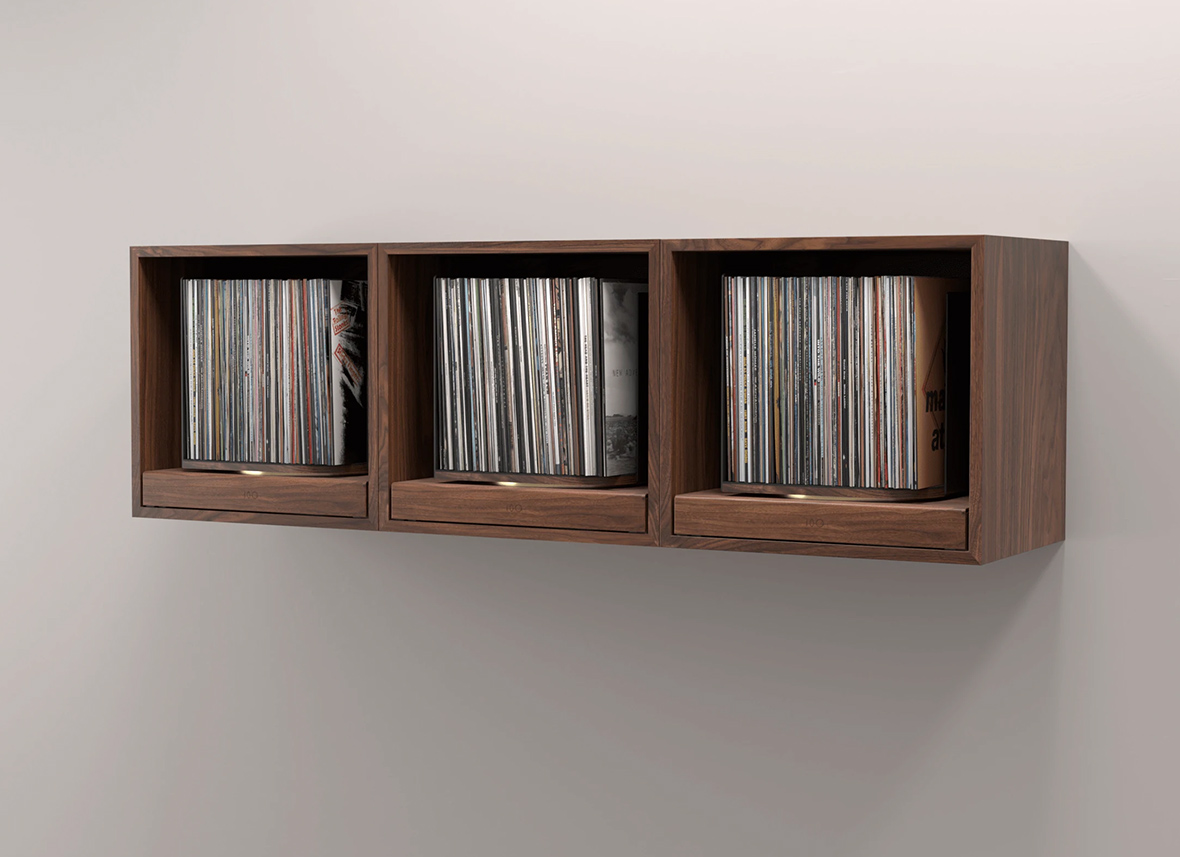 Keep Them Spinning • Vinyl Record Cabinet - Storage 60 LPs Vinyls
