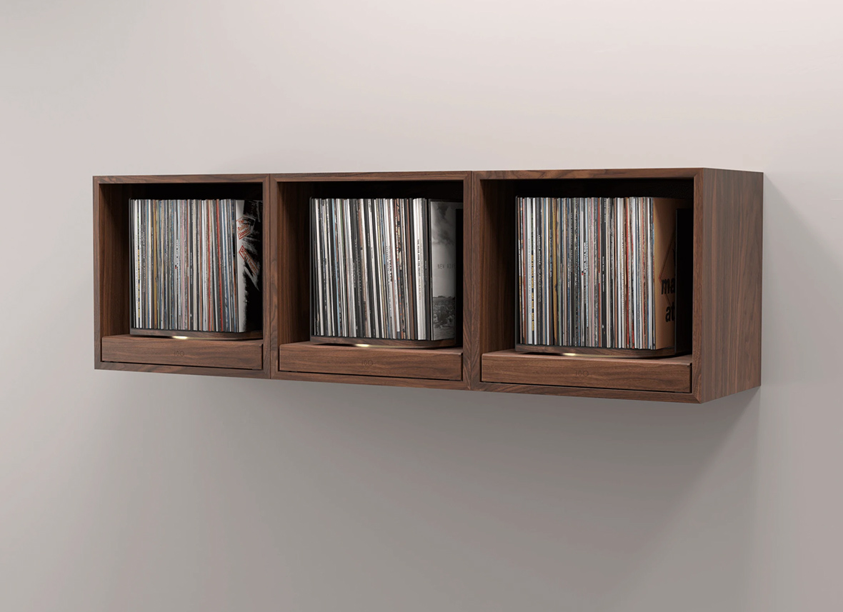 The DropSet Vinyl Record Storage