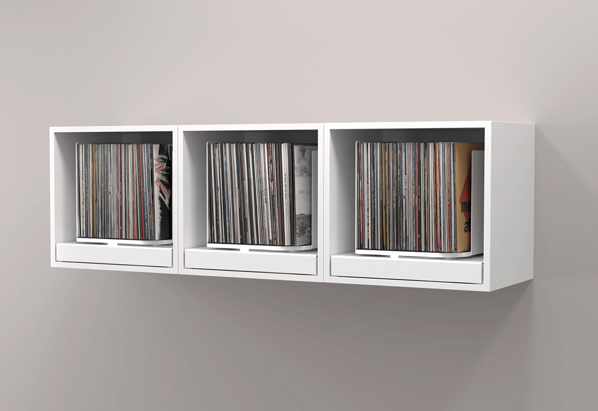 Keep Them Spinning • Vinyl Record Cabinet - Storage 60 LPs Vinyls