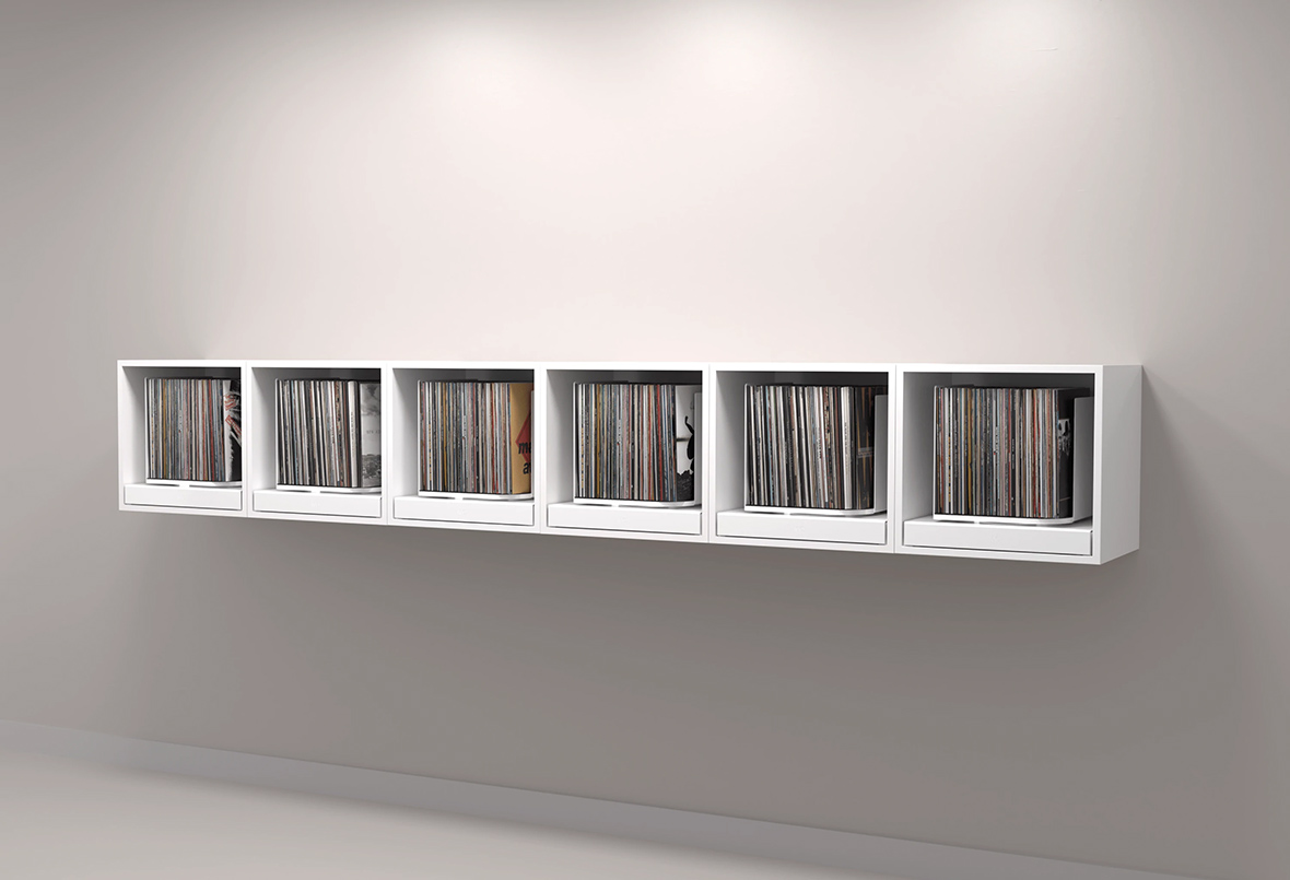 Now Playing, Wall Mounted Vinyl Record Display Shelf -  Finland