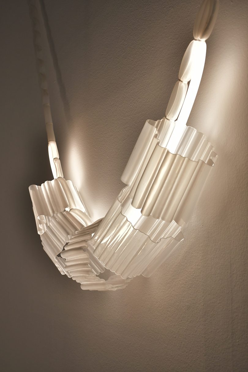 hanging glass pendant light