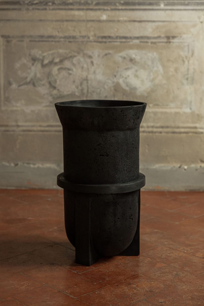 dark bronze urn