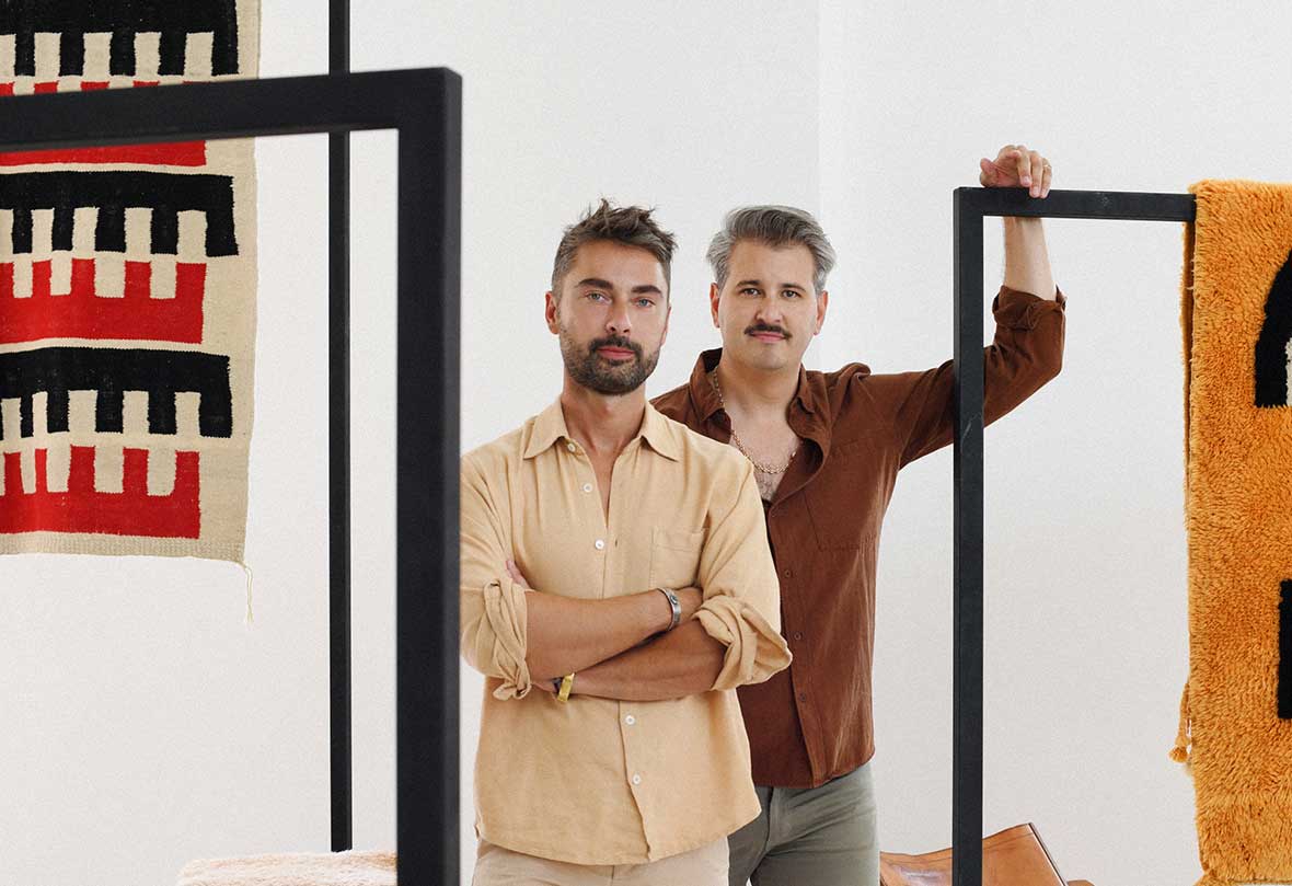 Where I Work: Robert Wright + Tiberio Lobo-Navia of Beni Rugs