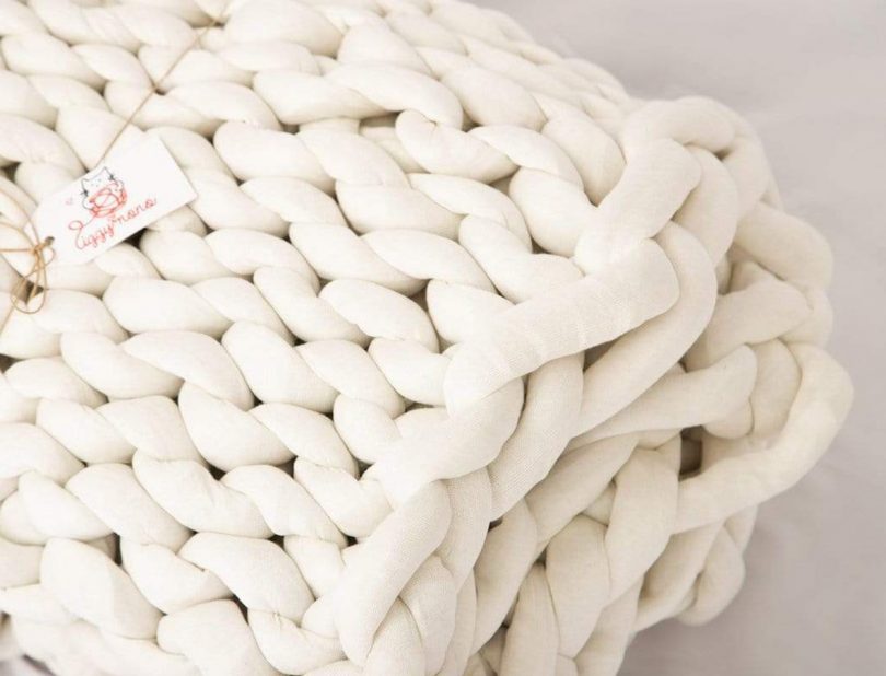 Chunky Woven Blanket by AAPETPEOPLE