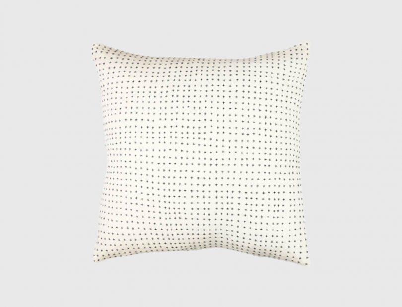 Minimal Textures + Prints – Cross-Stitch Throw Pillow by Anchal Project 