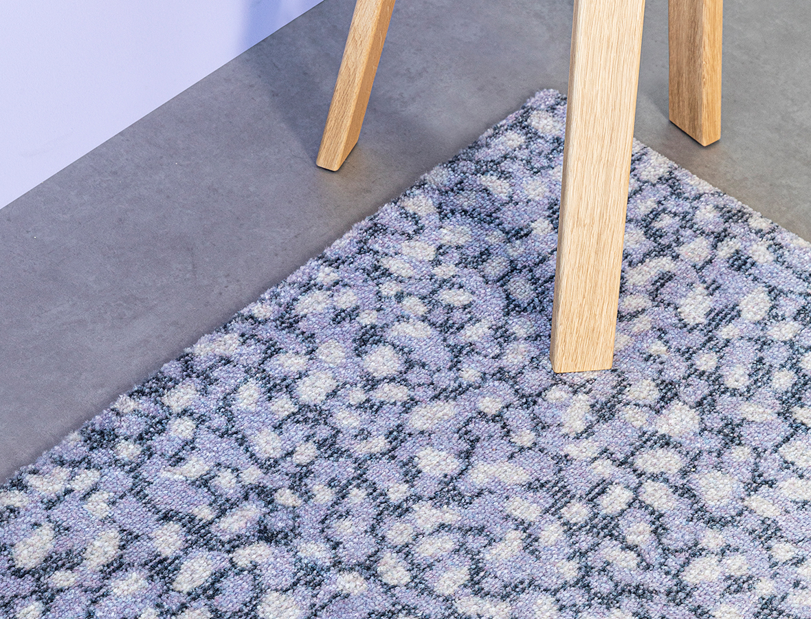 grain amethyst rug