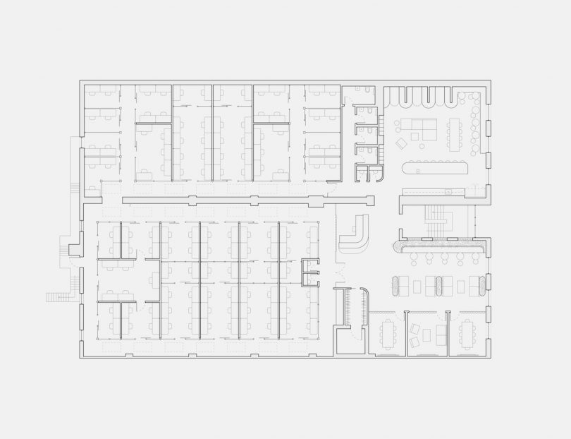 spacial coworking offices plan