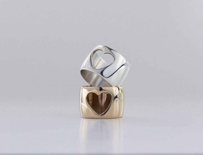 6. Heart Ring by L. Greenwalt Jewelry 