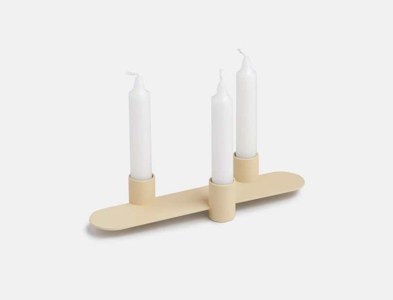 BRISTOL Small Candleholder in Sand by MARdiROS