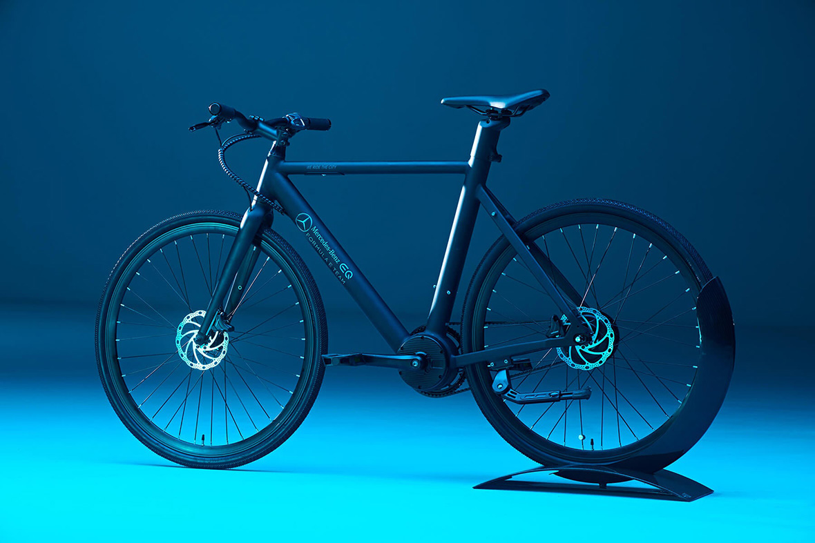 The Sleek n Mercedes Benz EQ Formula E Team eBikes