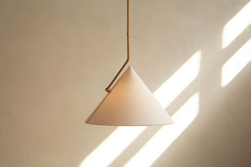 cone-shaped slide drop pendant lighting