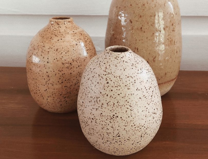 Anzu Tama Vase by Tamiko Claire Stoneware