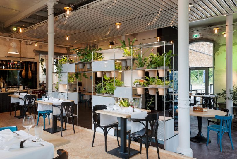 usm haller biophilic furniture restaurant