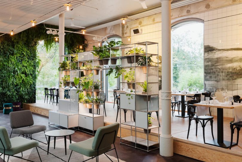 usm haller biophilic furniture restaurant