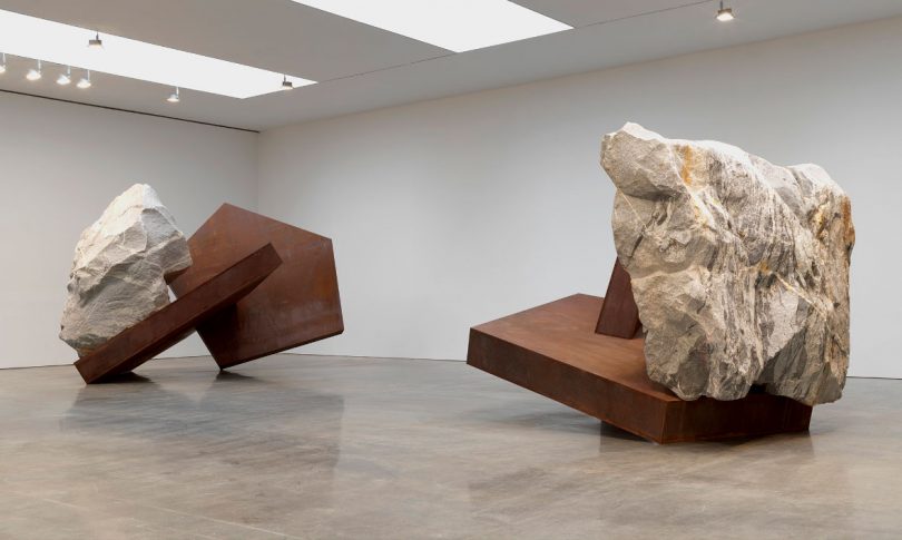 Michael Heizer Installation View at Gagosian Gallery 3
