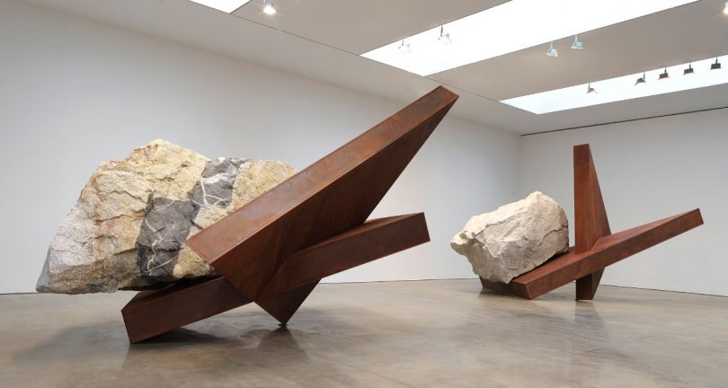 Michael Heizer Installation View at Gagosian Gallery 4