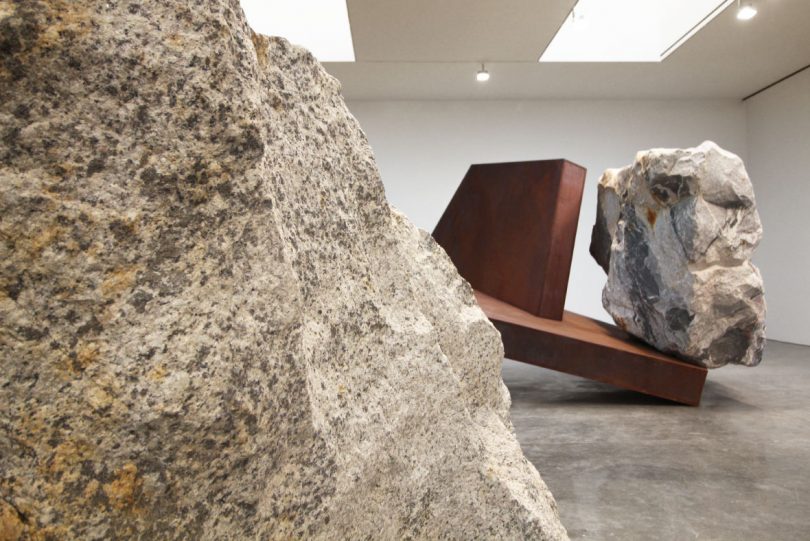 Detail image Michael Heizer Installation View at Gagosian Gallery 1