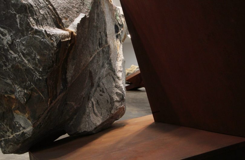 Detail image Michael Heizer Installation View at Gagosian Gallery 5