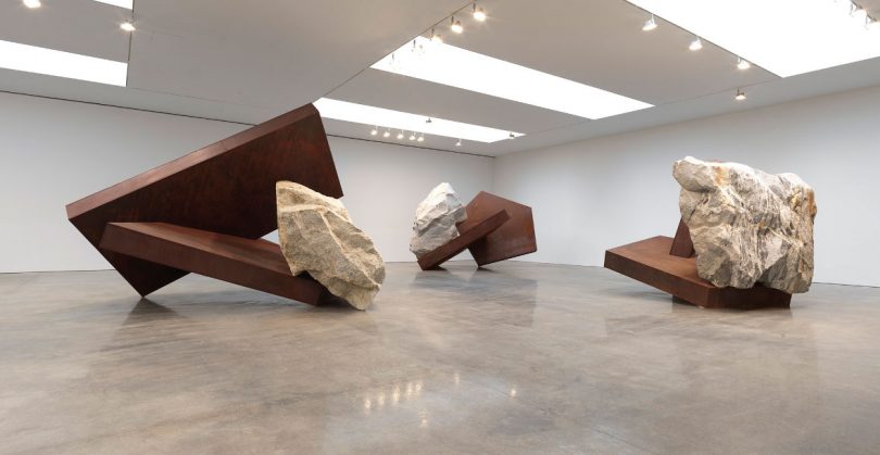 Michael Heizer Installation View at Gagosian Gallery 5