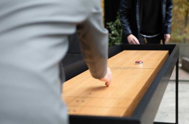 Modern Outdoor Shuffleboard + Ping Pong Tables You'll Want to Own