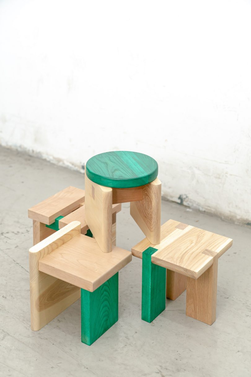 modern low stools