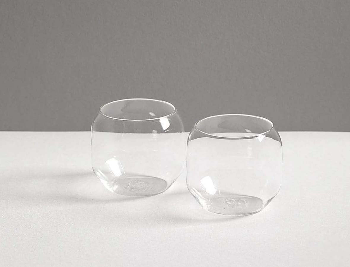 clear velasca tumblers by obakki