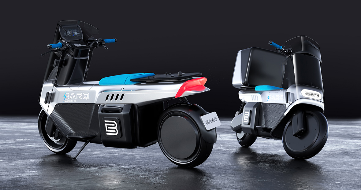 Barq Electric Scooter Aims to Silently Dash Between Deliveries