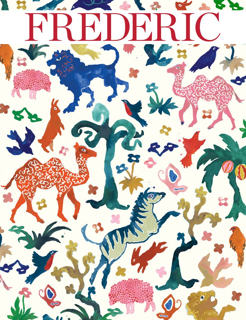 book cover with illustrated animals