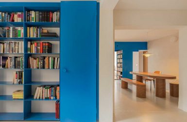 A Former Office in Madrid Becomes a Modern Apartment With the Blues