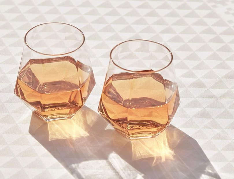 radiant crystal water glasses
