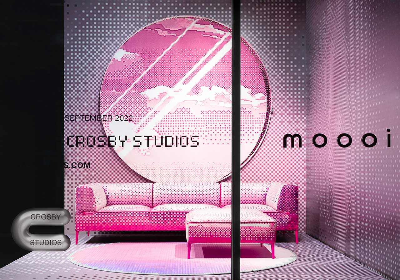 Crosby Studios Unveils Video Game Inspired Installation at Moooi