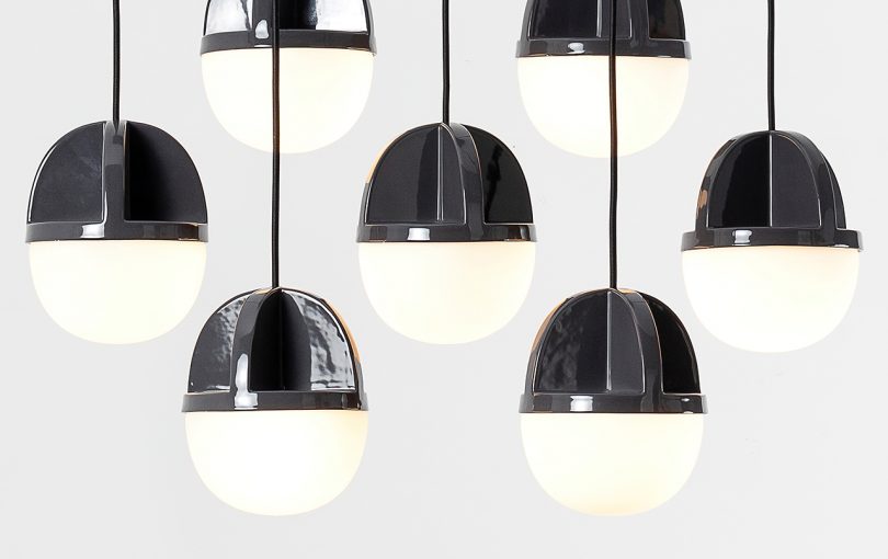The Half & Half Suspension Lamp Plays to Both Day + Night