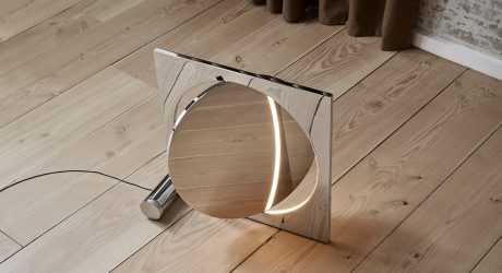 Moonsetter Is Part Floor Lamp + Part Sculpture