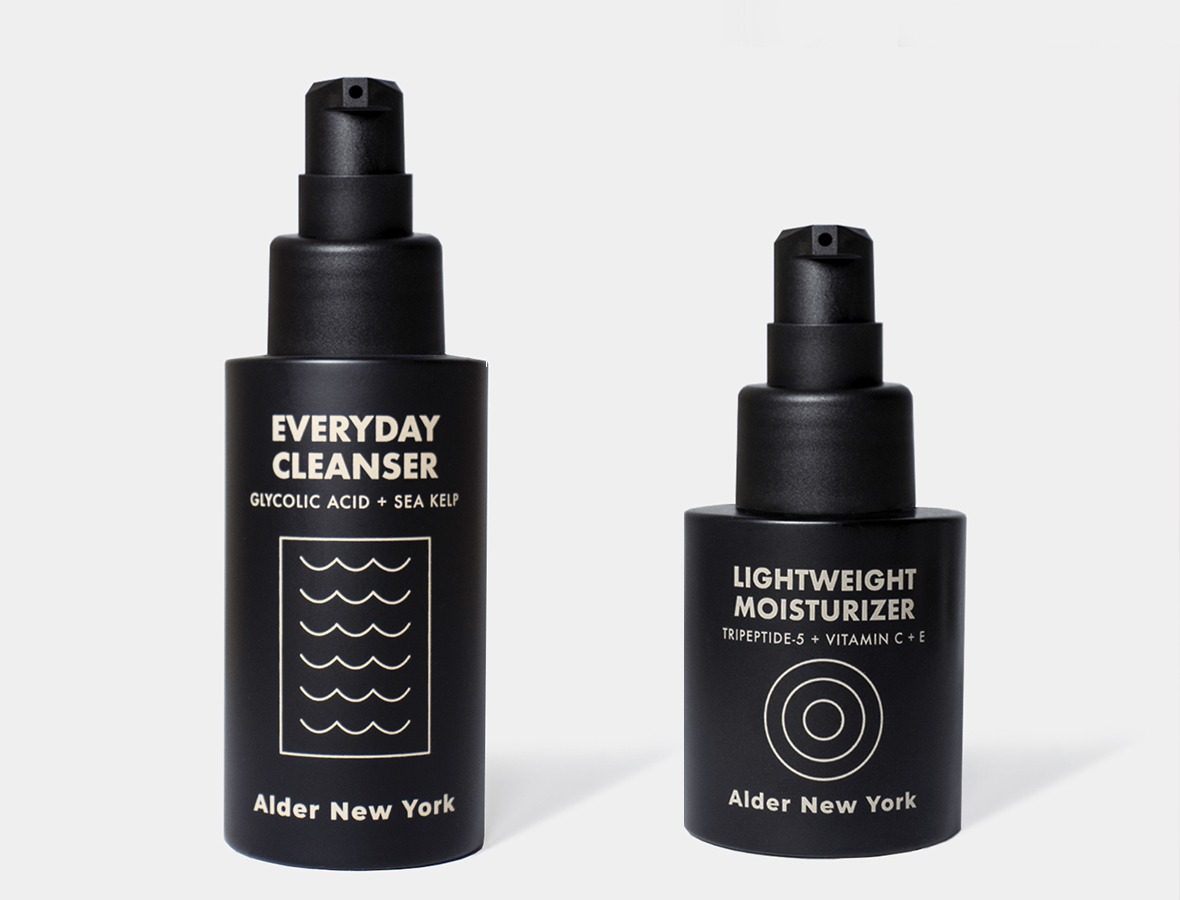alder new york cleanser and moisturizer