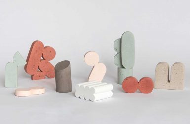 Vic Wright’s Sculptures Are a Playful Balance of Geometries + Colors
