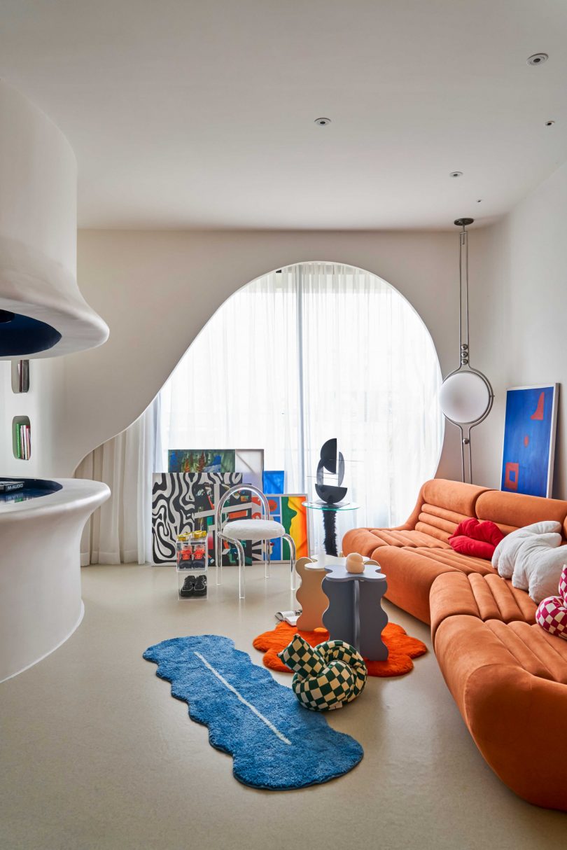 A Colorful + Dreamy, Space-Age Inspired Apartment in Ho Chi Minh City