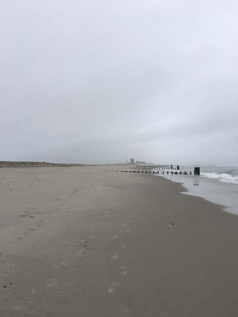 gloomy beach